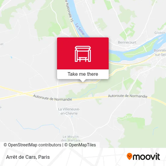 Arrêt de Cars map