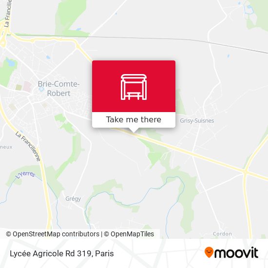 Lycée Agricole Rd 319 map