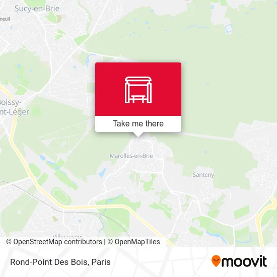Mapa Rond-Point Des Bois