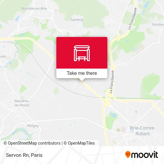 Servon Rn map