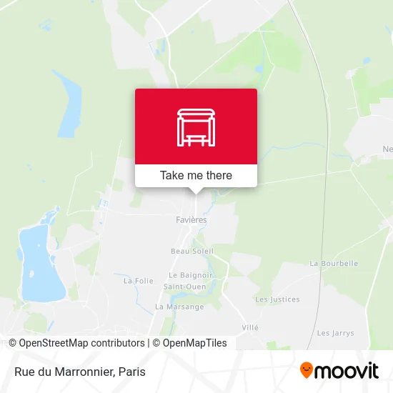 Mapa Rue du Marronnier