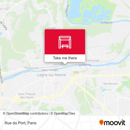 Mapa Rue du Port