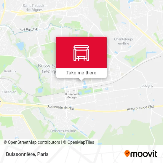 Buissonnière map