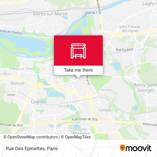 Rue Des Epinettes map