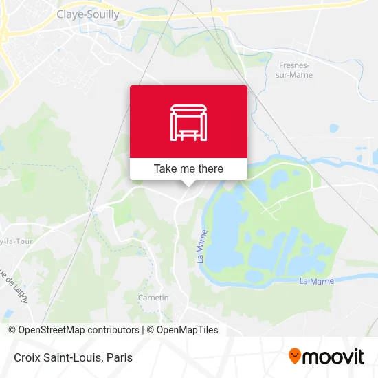 Croix Saint-Louis map