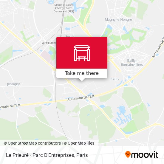 Le Prieuré - Parc D'Entreprises map