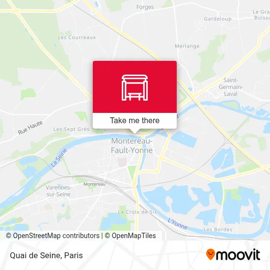 Quai de Seine map