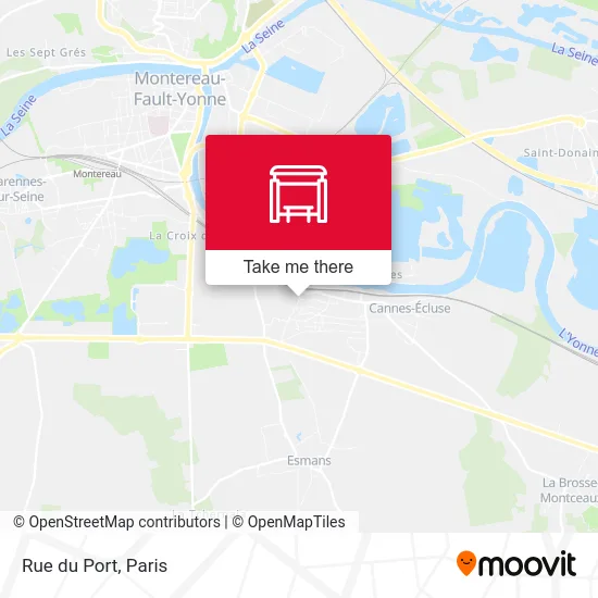 Mapa Rue du Port