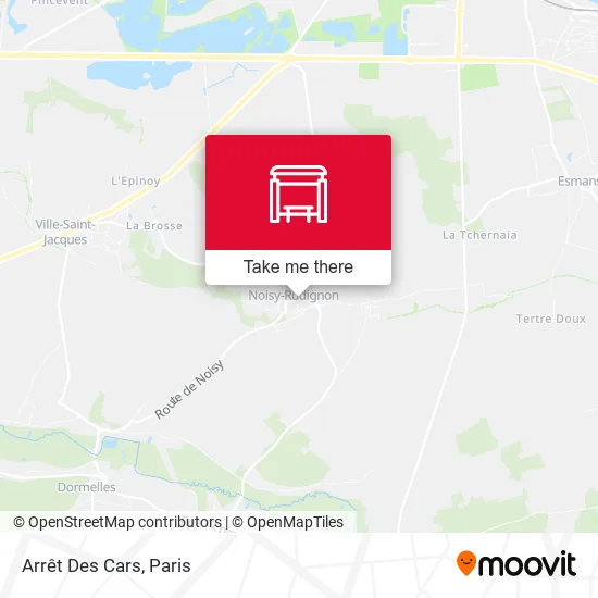 Arrêt Des Cars map