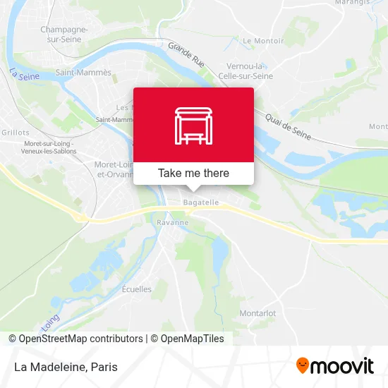 La Madeleine map