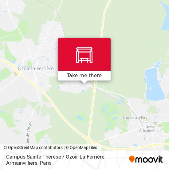Mapa Campus Sainte Thérèse / Ozoir-La-Ferrière Armainvilliers