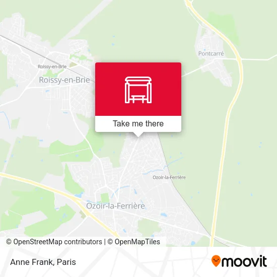 Anne Frank map