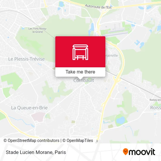 Stade Lucien Morane map