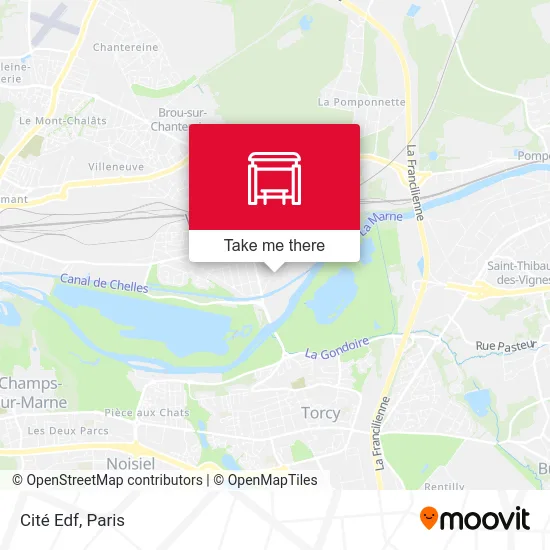 Cité Edf map