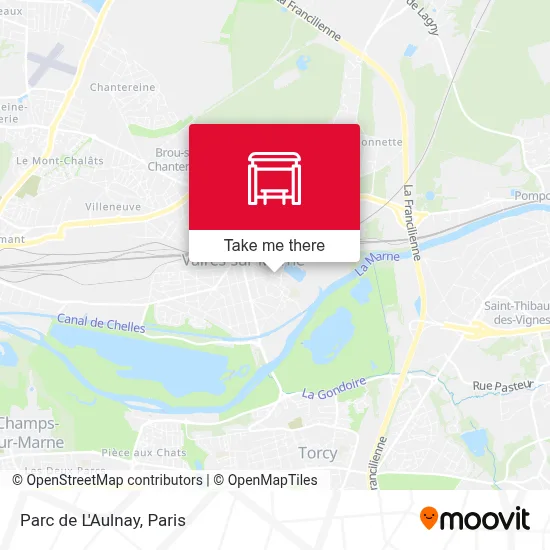 Parc de L'Aulnay map