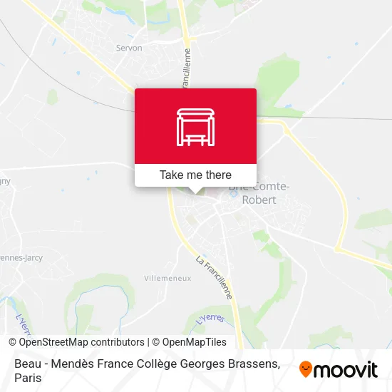 Beau - Mendès France Collège Georges Brassens map