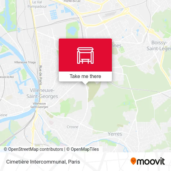 Cimetière Intercommunal map