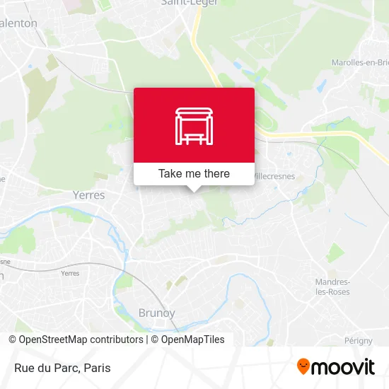 Mapa Rue du Parc