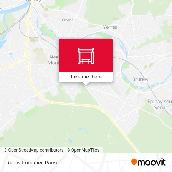 Relais Forestier map