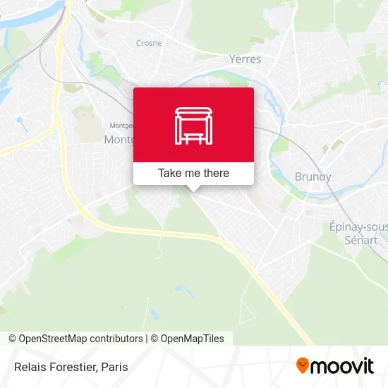 Relais Forestier map