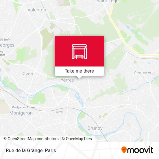 Rue de la Grange map