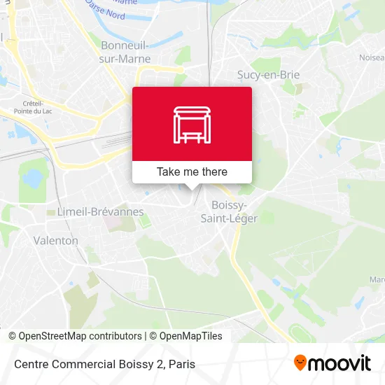 Centre Commercial Boissy 2 map