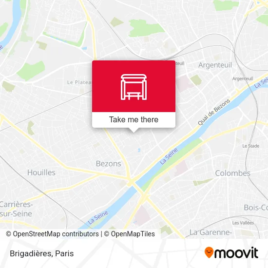 Brigadières map