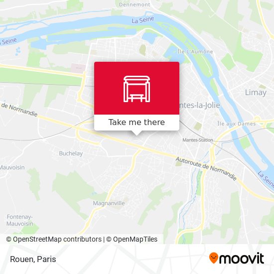 Mapa Rouen