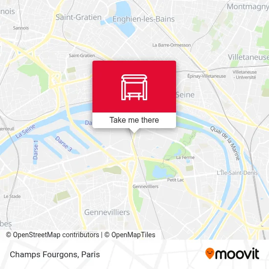 Champs Fourgons map