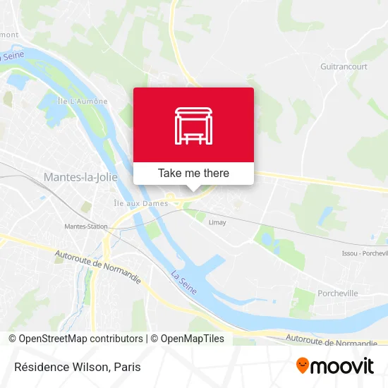 Résidence Wilson map