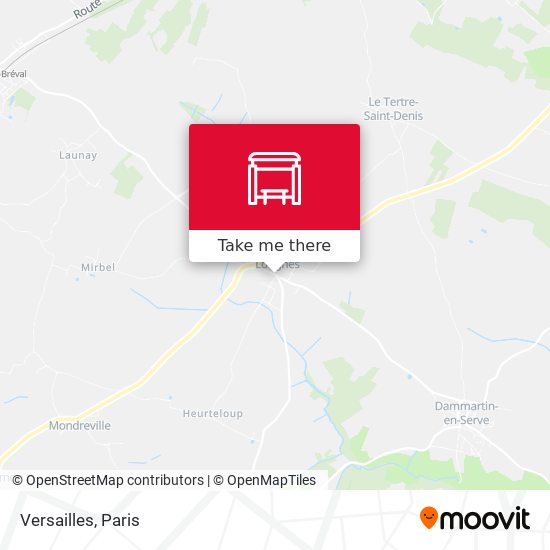 Mapa Versailles