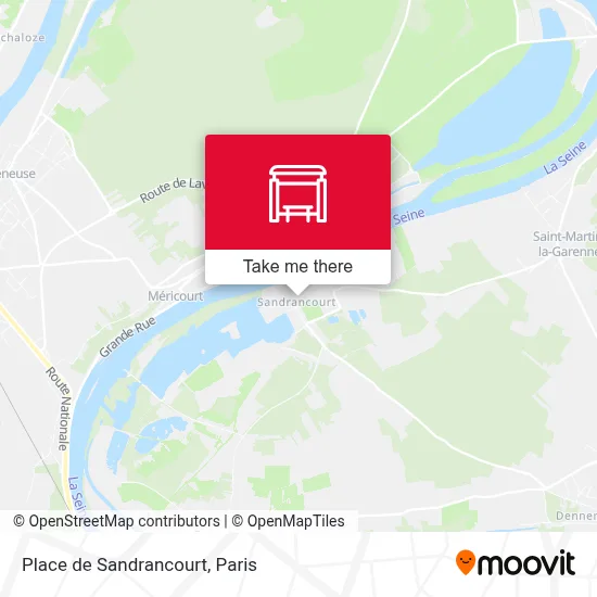 Place de Sandrancourt map