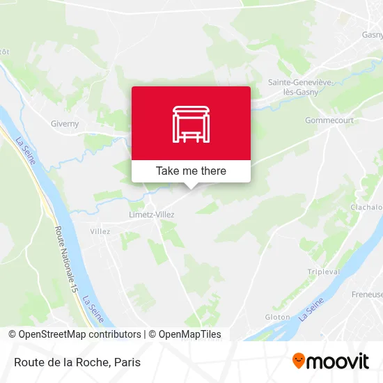 Route de la Roche map