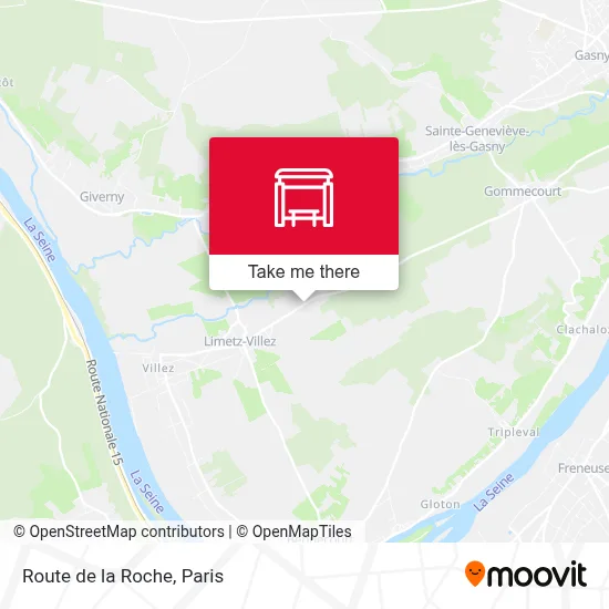 Route de la Roche map