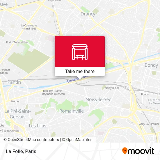La Folie map