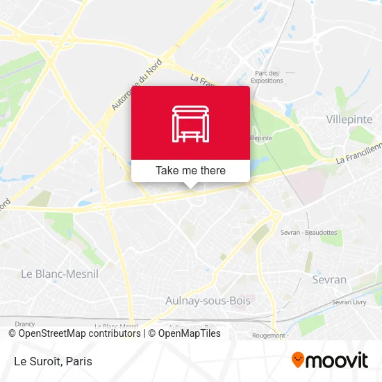Le Suroît map