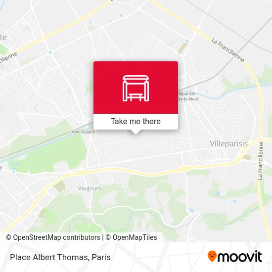 Place Albert Thomas map