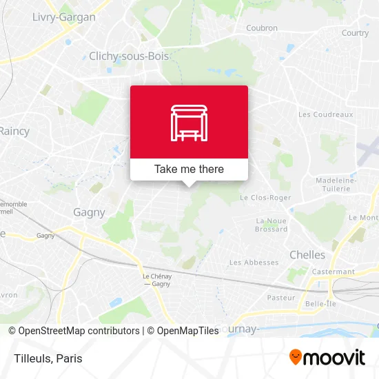 Tilleuls map