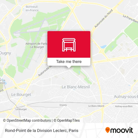 Mapa Rond-Point de la Division Leclerc