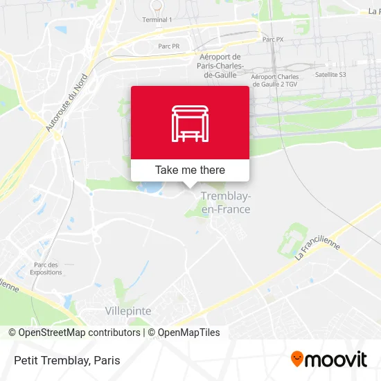 Petit Tremblay map