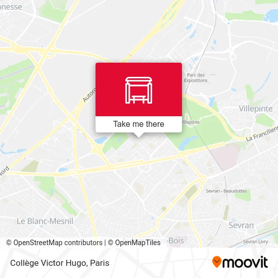 Collège Victor Hugo map