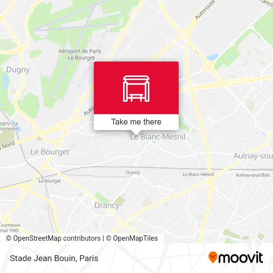 Stade Jean Bouin map