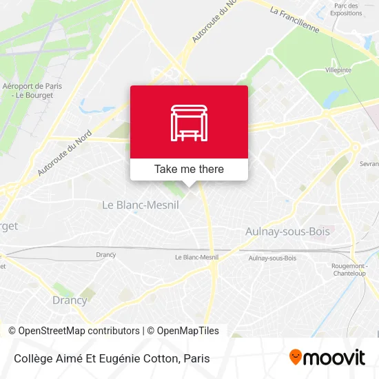 Collège Aimé Et Eugénie Cotton map