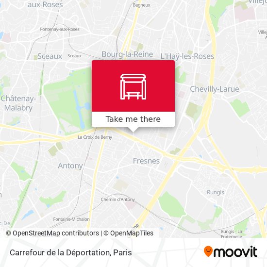 Carrefour de la Déportation map