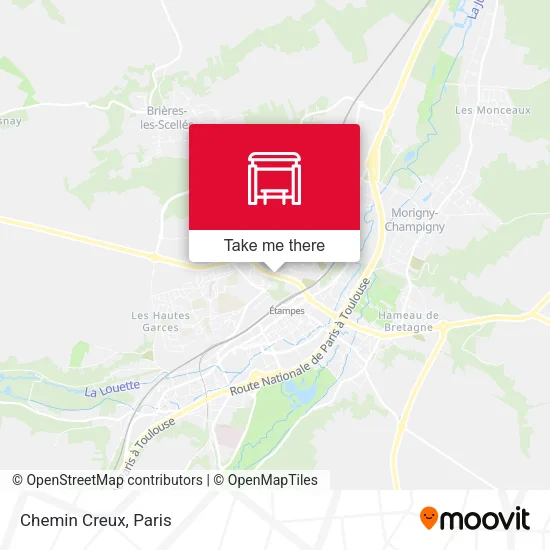 Chemin Creux map