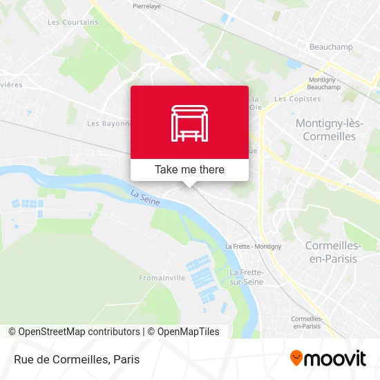 Mapa Rue de Cormeilles