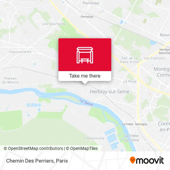 Chemin Des Perriers map