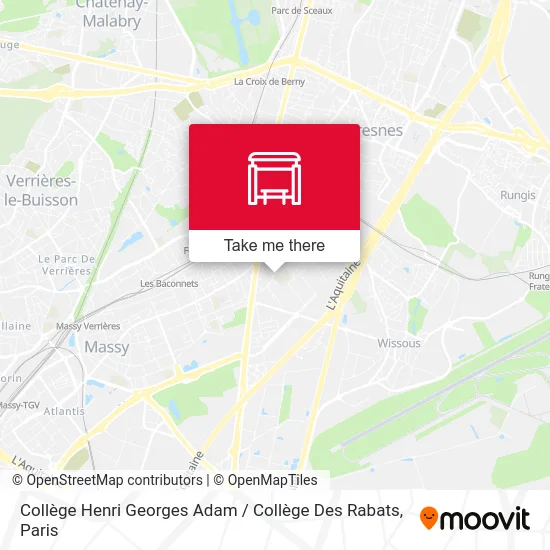 Collège Henri Georges Adam / Collège Des Rabats map