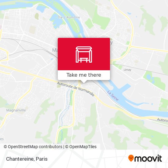 Mapa Chantereine