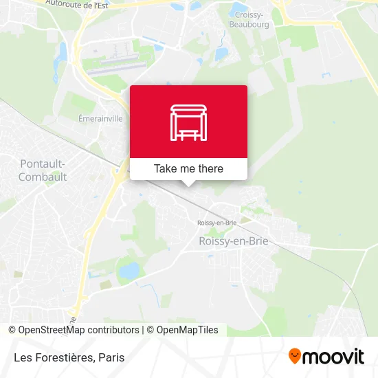 Les Forestières map